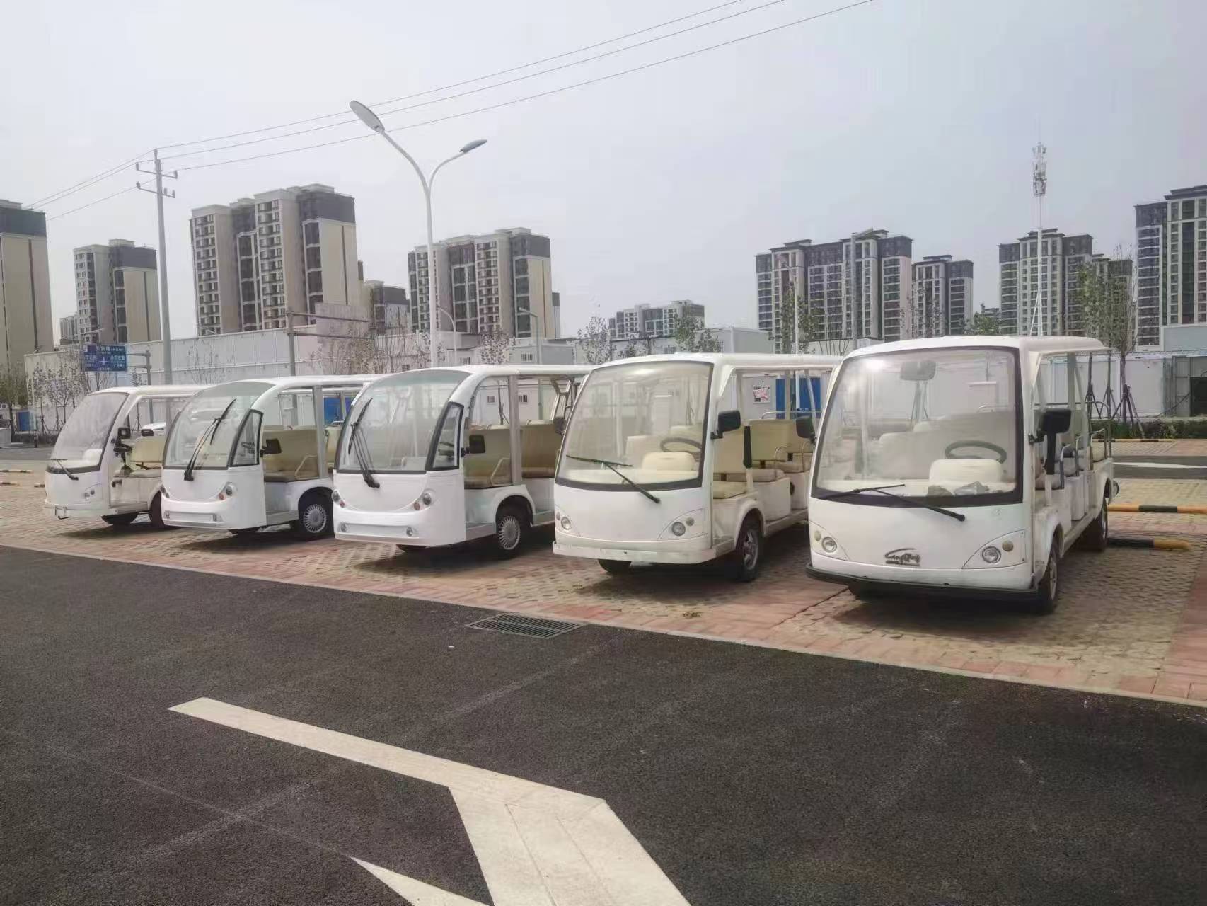 北京大兴地区楼兰售楼处看房班车电动观光车合作案例